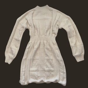Lulus Knit Mock Neck Dress sz: M